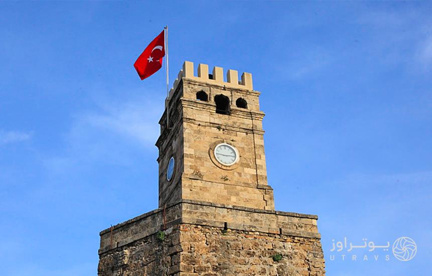 Clock tower, symbol of Antalya